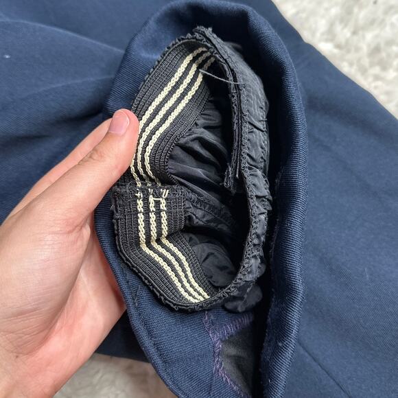 Roffe Skiwear Made in The USA Navy Sexy Bibs Snow Pants Gorpcore Outdoorsy - Picture 9 of 10